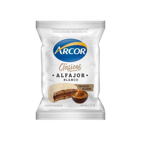 Alfajor Dulce Leche Blanco