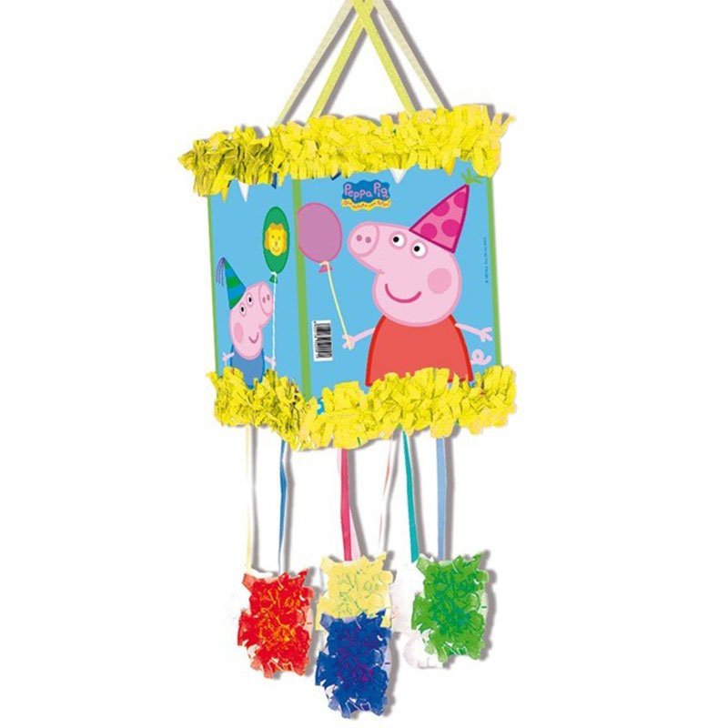 Piñata de papel, relleno para piña de cumpleaños para niño, Multicolor